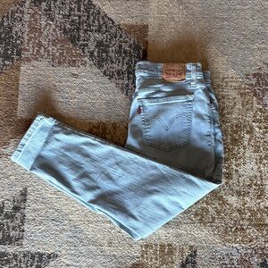 Levi's Women's Sky Blue Boyfriend Jeans